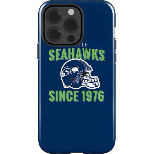 NFL Seattle Seahawks Helmet iPhone 15 Pro Impact Case