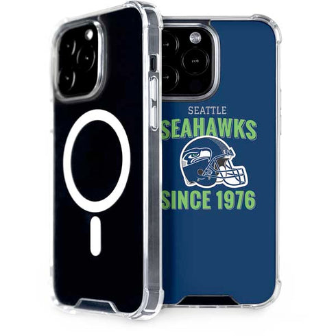 NFL Seattle Seahawks Helmet iPhone 14 Pro Max MagSafe Case