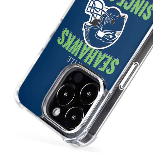 NFL Seattle Seahawks Helmet iPhone 15 Pro Max MagSafe Case