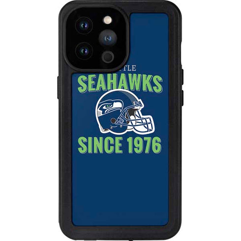 NFL Seattle Seahawks Helmet iPhone 14 Pro Max Waterproof Case