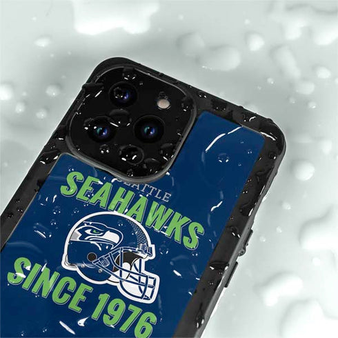 NFL Seattle Seahawks Helmet iPhone 14 Pro Max Waterproof Case