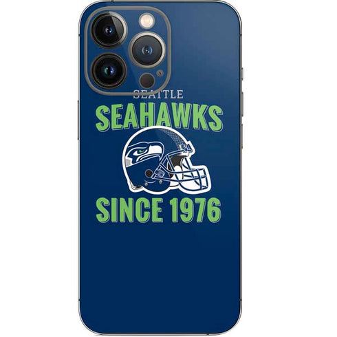 NFL Seattle Seahawks Helmet iPhone 14 Pro Skin