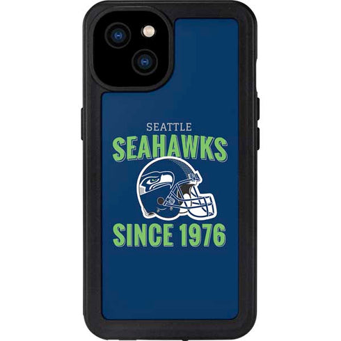 NFL Seattle Seahawks Helmet iPhone 15 Plus Waterproof Case