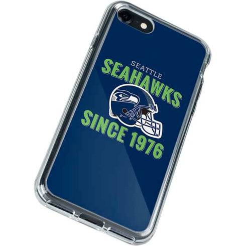 NFL Seattle Seahawks Helmet iPhone SE (2nd & 3rd Gen) Clear Case