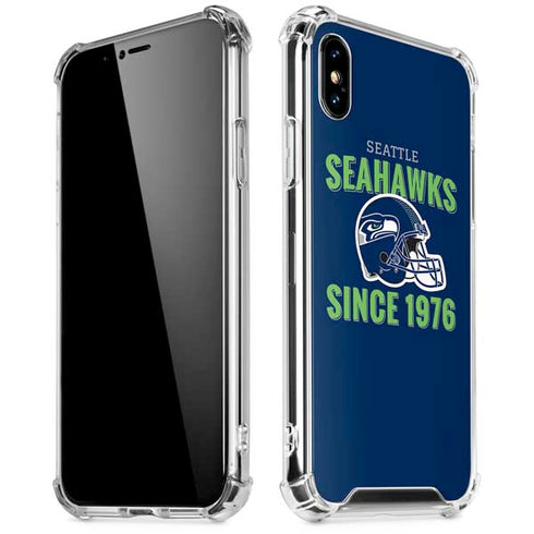 NFL Seattle Seahawks Helmet iPhone X/XS Clear Case