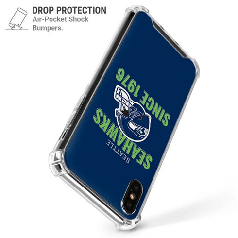 NFL Seattle Seahawks Helmet iPhone X/XS Clear Case