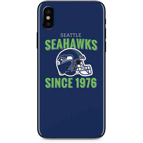 NFL Seattle Seahawks Helmet iPhone XS Skin