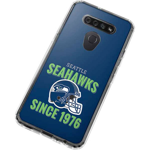 NFL Seattle Seahawks Helmet LG K51/Q51 Clear Case