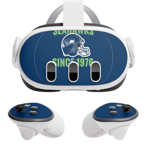 NFL Seattle Seahawks Helmet Meta Quest 3 Skin