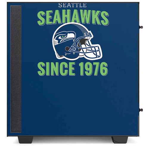 NFL Seattle Seahawks Helmet NZXT H510 Compact ATX Mid-Tower Case Skin