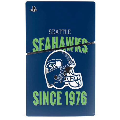 NFL Seattle Seahawks Helmet PS5 Slim Disk Console Skin