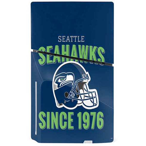 NFL Seattle Seahawks Helmet PS5 Slim Disk Console Skin