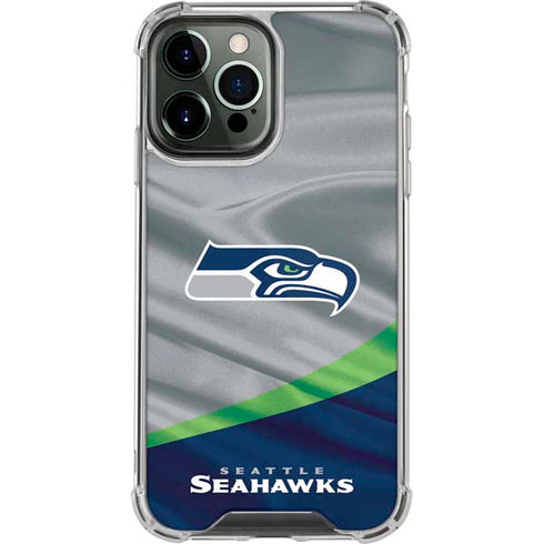 NFL Seattle Seahawks iPhone 13 Pro Max Clear Case