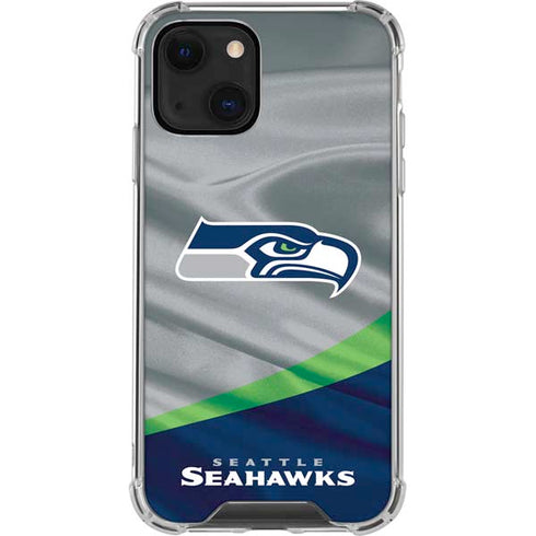 NFL Seattle Seahawks iPhone 14 Plus Clear Case