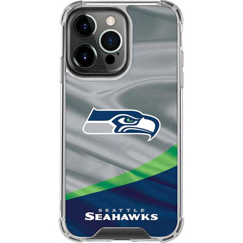 NFL Seattle Seahawks iPhone 14 Pro Clear Case