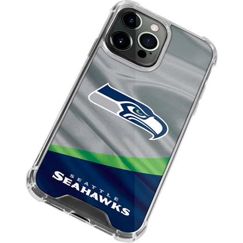 NFL Seattle Seahawks iPhone 15 Pro Clear Case