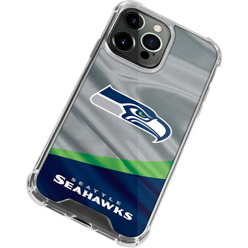 NFL Seattle Seahawks iPhone 15 Pro Max Clear Case