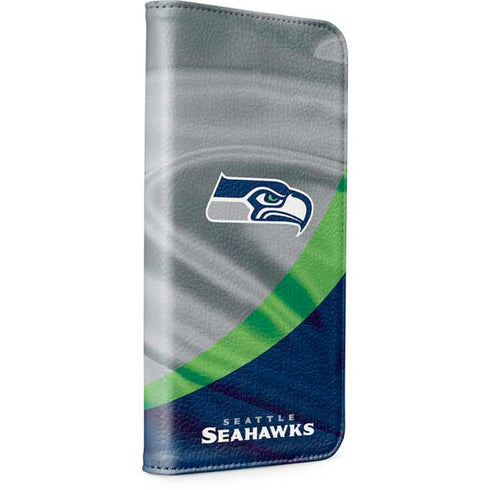 NFL Seattle Seahawks iPhone 15 Plus Folio Case