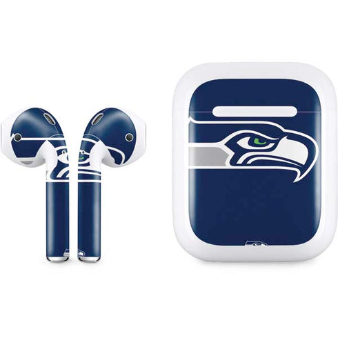 NFL Seattle Seahawks Large Logo Apple AirPods Skin