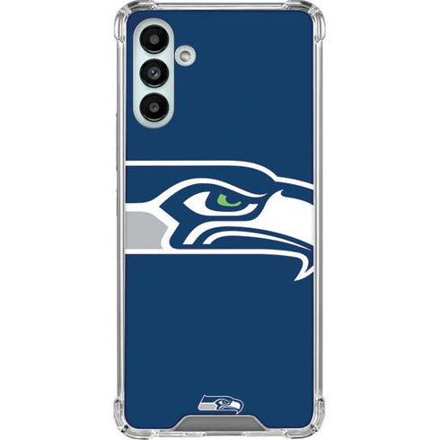 NFL Seattle Seahawks Large Logo Galaxy A13 5G Clear Case