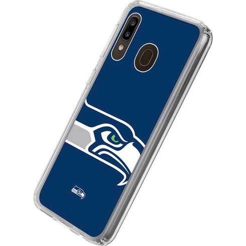NFL Seattle Seahawks Large Logo Galaxy A20 Clear Case