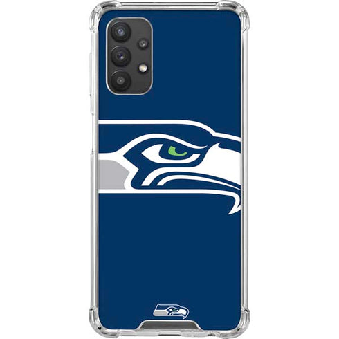 NFL Seattle Seahawks Large Logo Galaxy A32 5G Clear Case