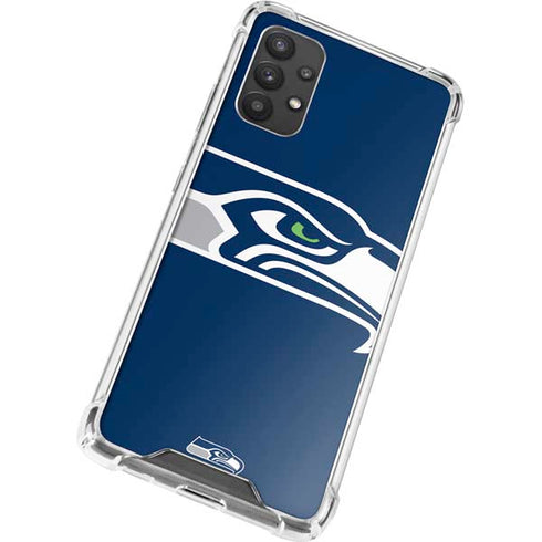 NFL Seattle Seahawks Large Logo Galaxy A32 5G Clear Case