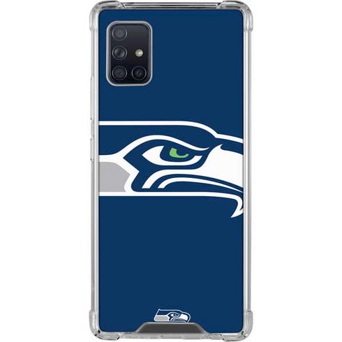 NFL Seattle Seahawks Large Logo Galaxy A51 5G Clear Case