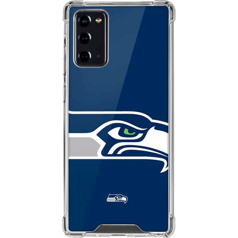 NFL Seattle Seahawks Large Logo Galaxy Note20 5G Clear Case