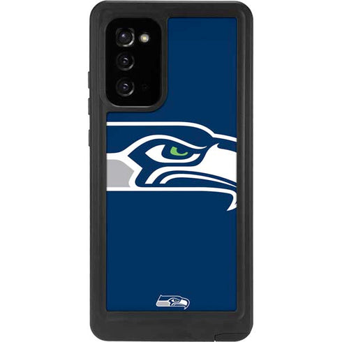 NFL Seattle Seahawks Large Logo Galaxy Note20 5G Waterproof Case
