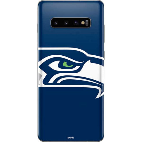 NFL Seattle Seahawks Large Logo Galaxy S10 Plus Skin