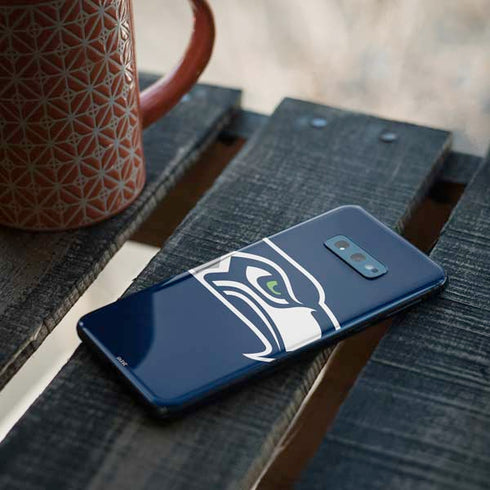 NFL Seattle Seahawks Large Logo Galaxy S10e Skin