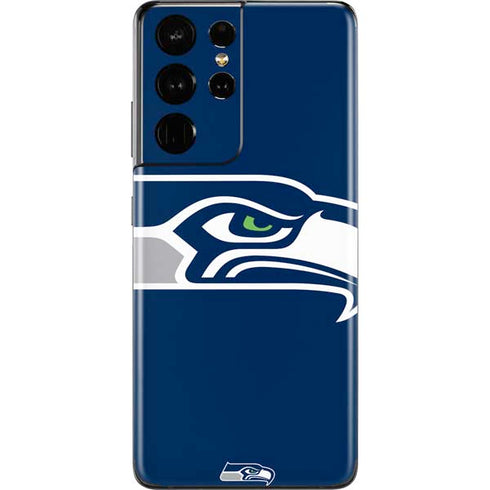 NFL Seattle Seahawks Large Logo Galaxy S21 Ultra 5G Skin