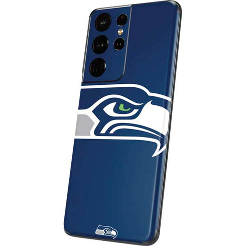 NFL Seattle Seahawks Large Logo Galaxy S21 Ultra 5G Skin