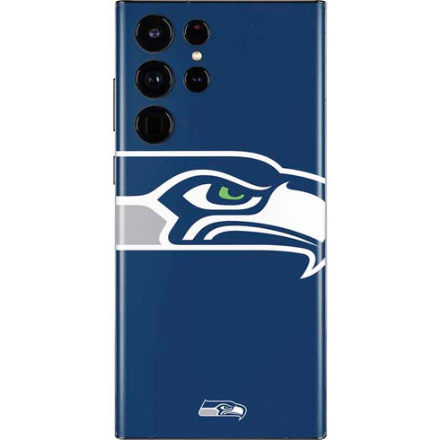NFL Seattle Seahawks Large Logo Galaxy S22 Ultra Skin