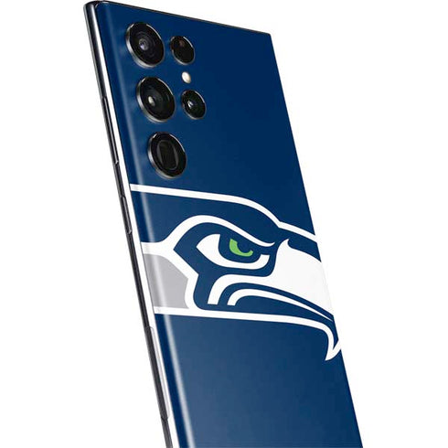 NFL Seattle Seahawks Large Logo Galaxy S22 Ultra Skin