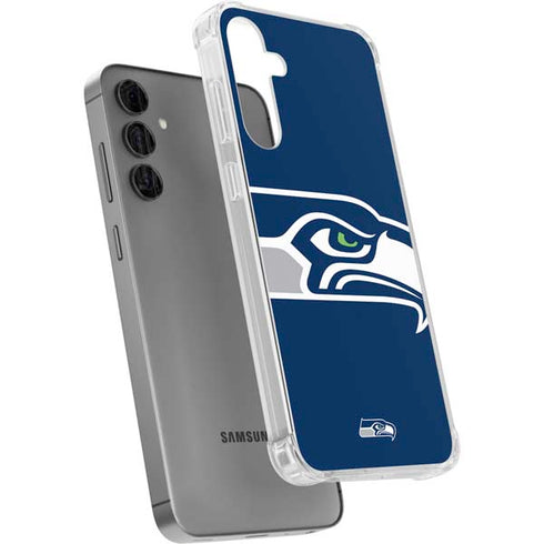 NFL Seattle Seahawks Large Logo Galaxy S24 Plus Clear Case