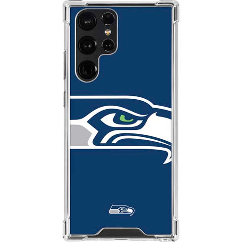NFL Seattle Seahawks Large Logo Galaxy S24 Ultra Clear Case