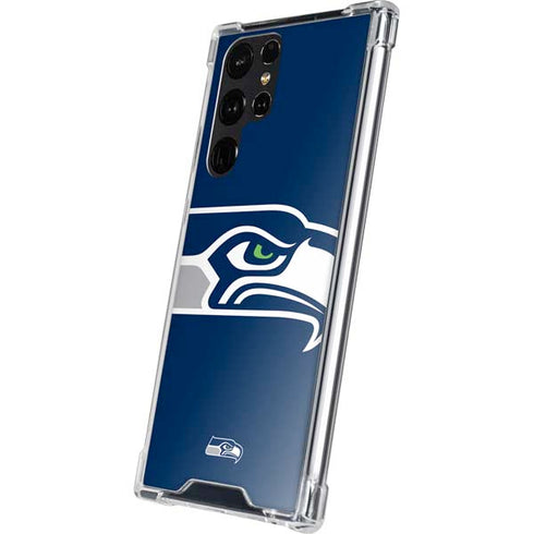NFL Seattle Seahawks Large Logo Galaxy S24 Ultra Clear Case