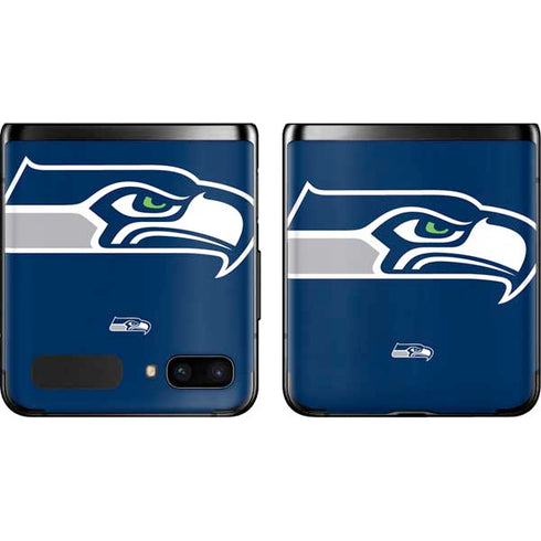 NFL Seattle Seahawks Large Logo Galaxy Z Flip Skin