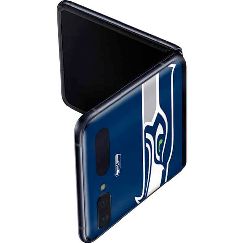 NFL Seattle Seahawks Large Logo Galaxy Z Flip Skin