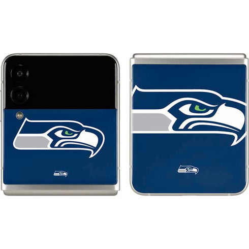 NFL Seattle Seahawks Large Logo Galaxy Z Flip3 5G Skin