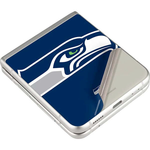NFL Seattle Seahawks Large Logo Galaxy Z Flip3 5G Skin