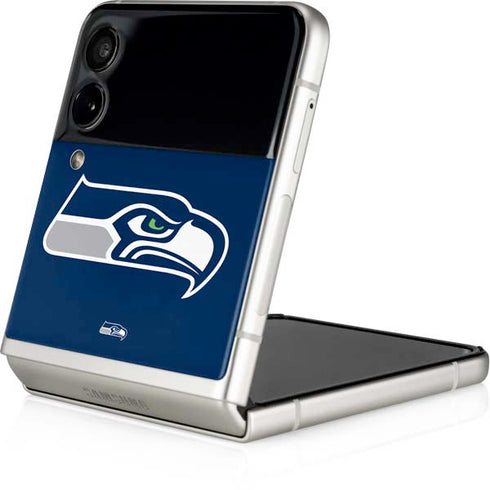 NFL Seattle Seahawks Large Logo Galaxy Z Flip3 5G Skin