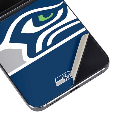 NFL Seattle Seahawks Large Logo Galaxy Z Flip5 5G Skin
