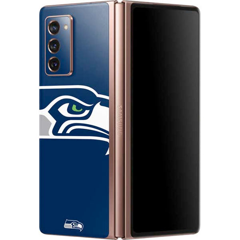NFL Seattle Seahawks Large Logo Galaxy Z Fold2 5G Skin