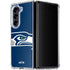 NFL Seattle Seahawks Large Logo Galaxy Z Fold5 5G Clear Case