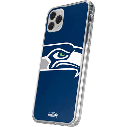 NFL Seattle Seahawks Large Logo iPhone 11 Pro Clear Case