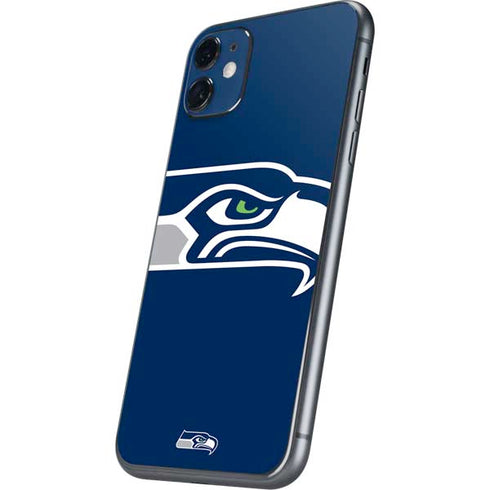 NFL Seattle Seahawks Large Logo iPhone 11 Skin