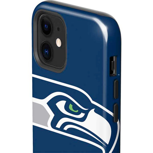 NFL Seattle Seahawks Large Logo iPhone 12 Impact Case